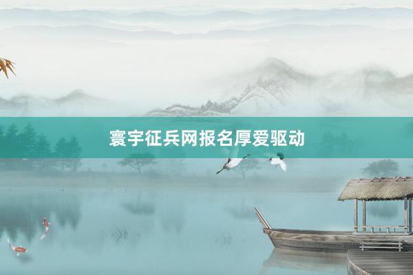 寰宇征兵网报名厚爱驱动